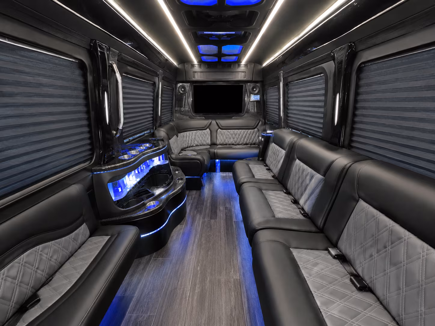 Yonkers Airport Shuttle & Transportation party bus exterior