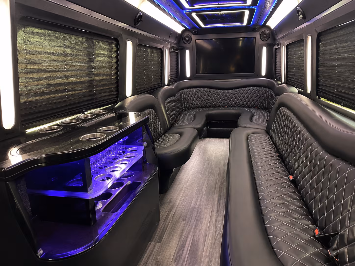 Yonkers Bachelor & Bachelorette Transportation party bus exterior