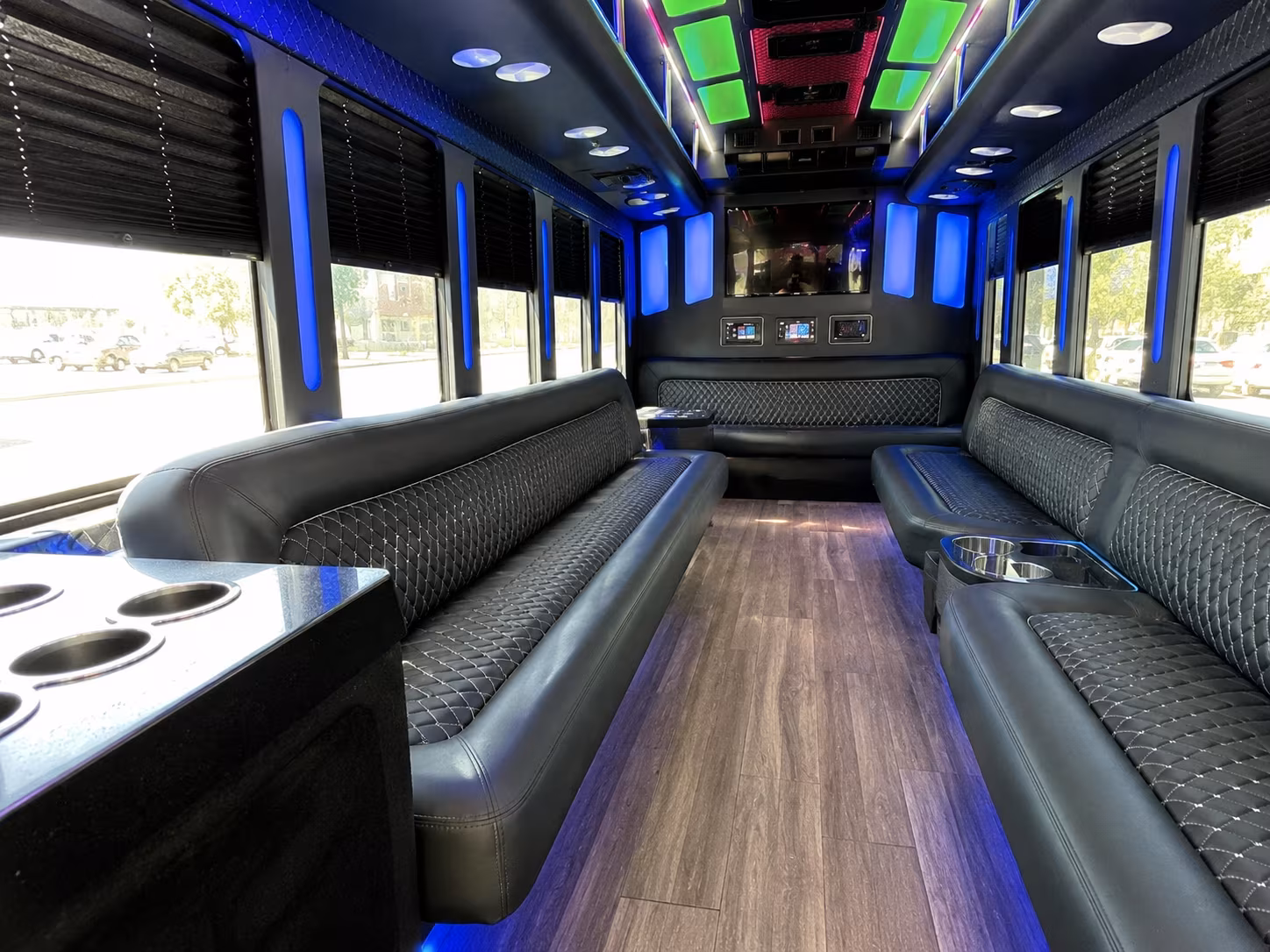 Yonkers Birthday, Sweet 16, & Quinceañera Transportation party bus exterior