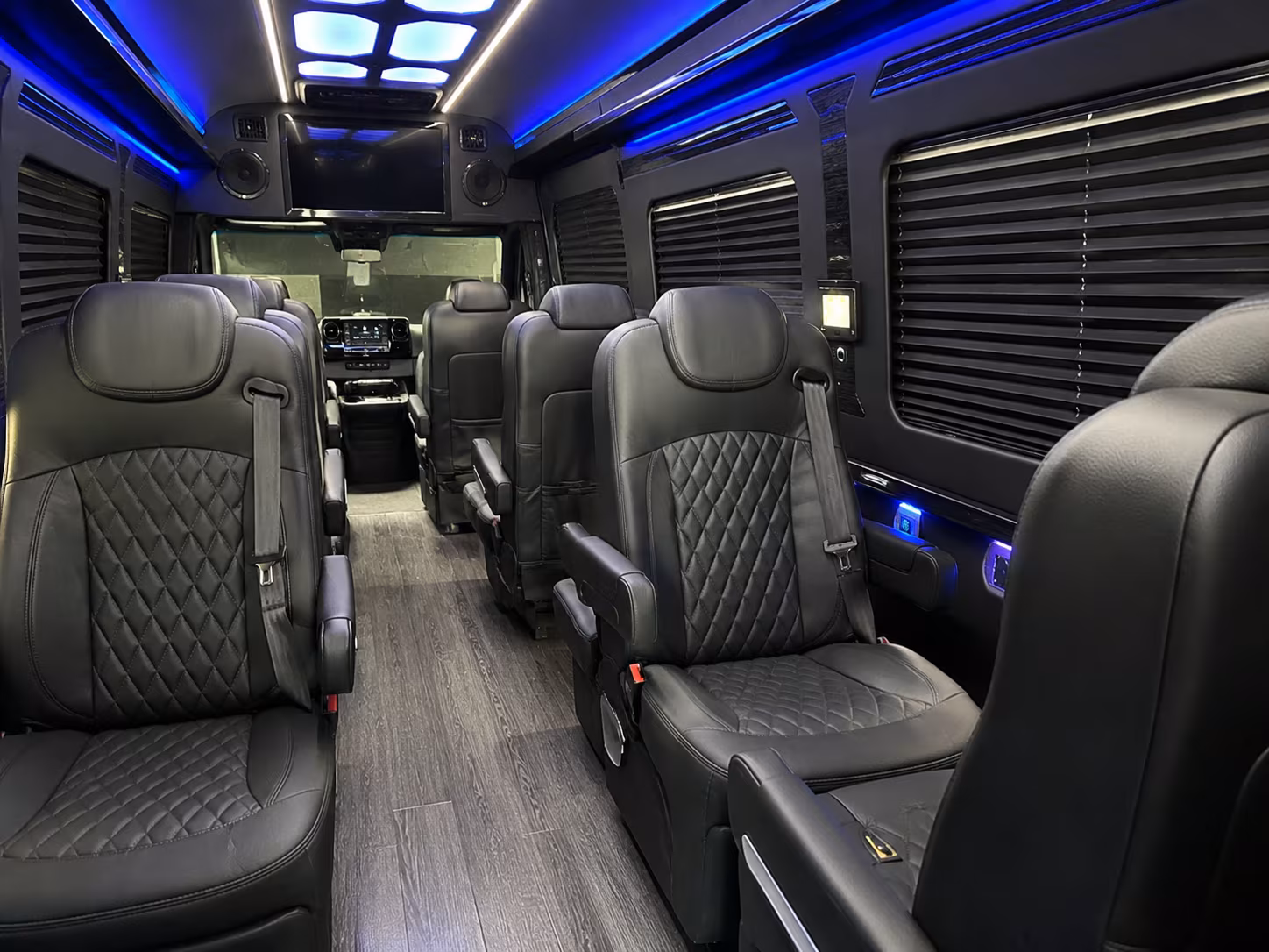 Yonkers Corporate Transportation party bus exterior