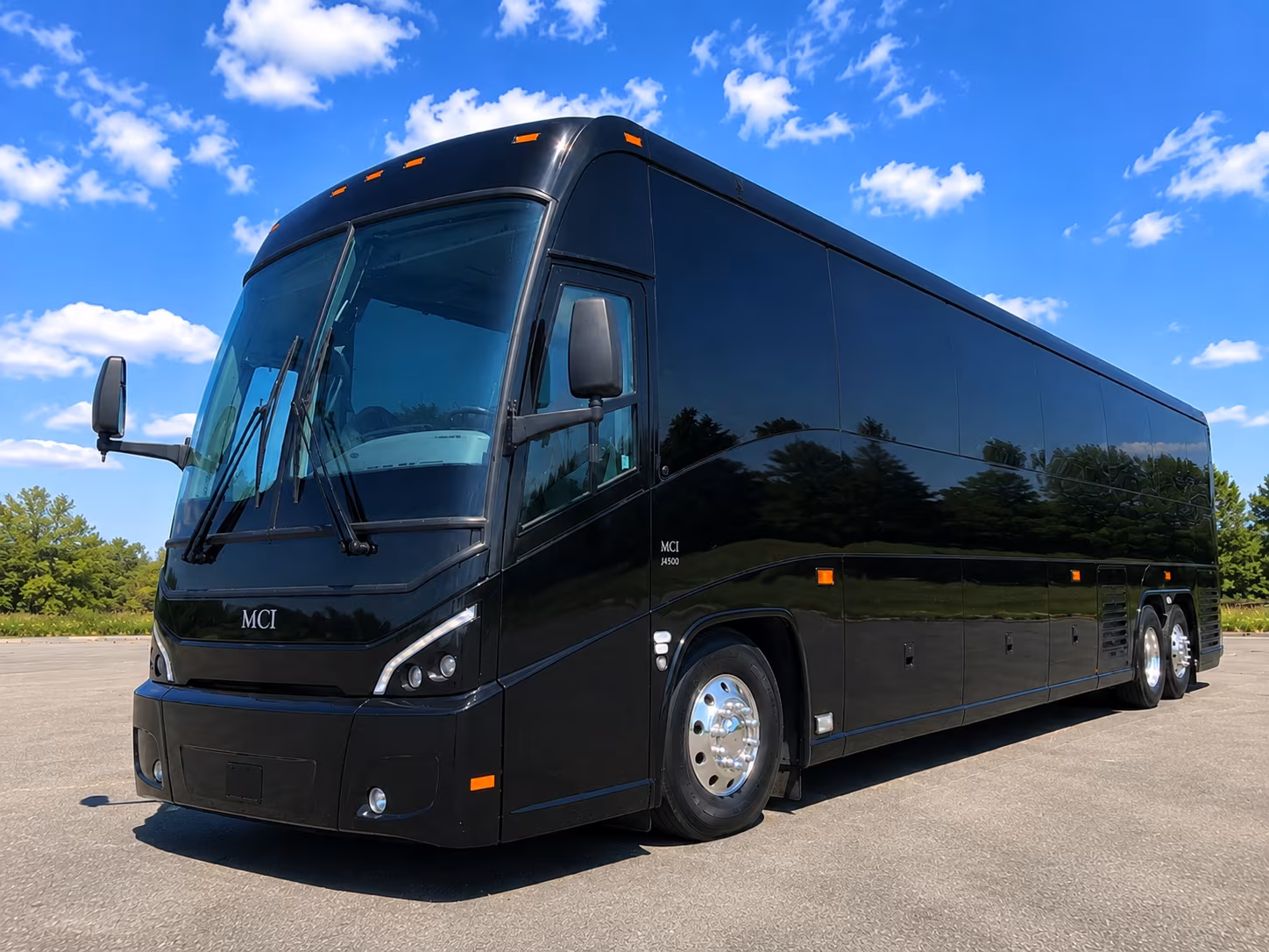 Yonkers Corporate Transportation party bus exterior