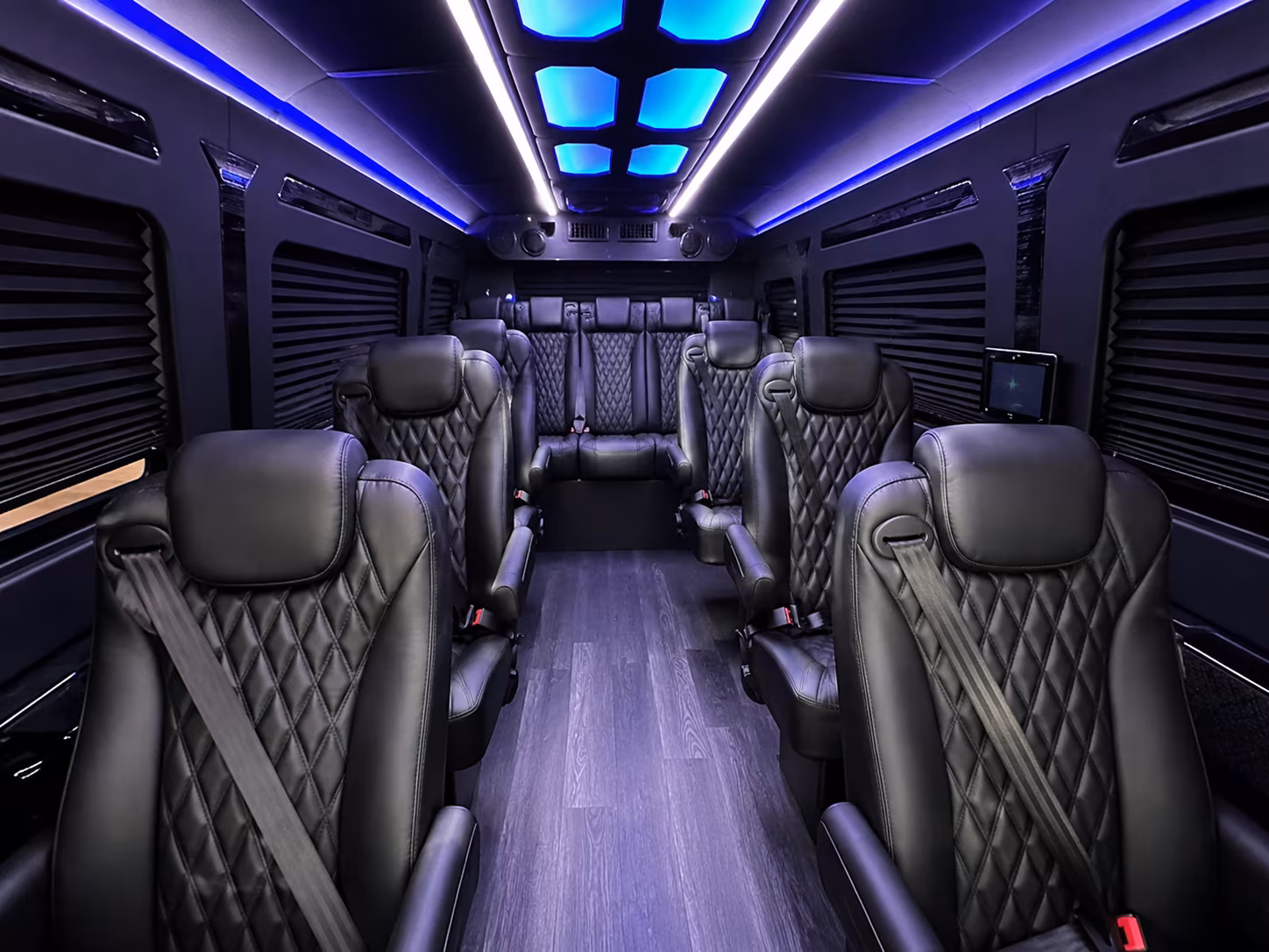 Yonkers Corporate Transportation party bus exterior