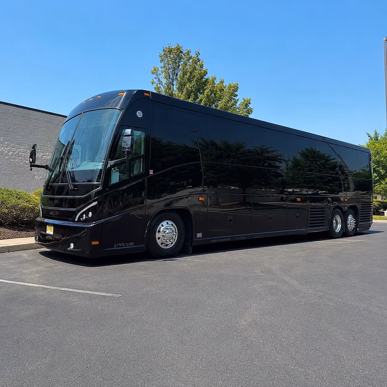 Yonkers Corporate Transportation party bus exterior