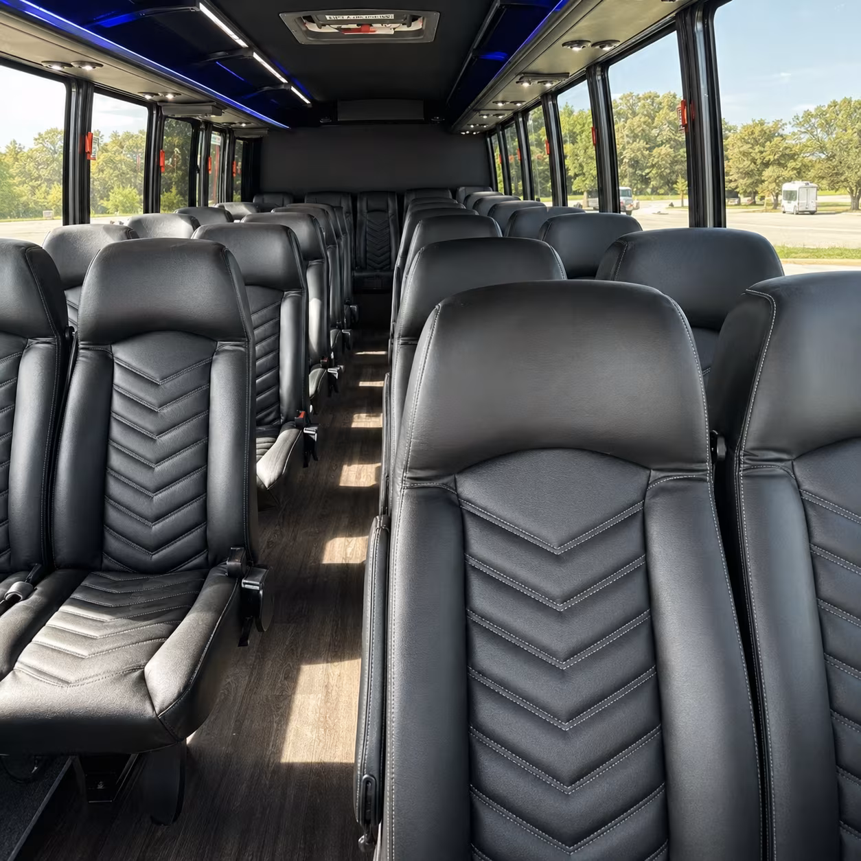 Yonkers Corporate Transportation party bus exterior