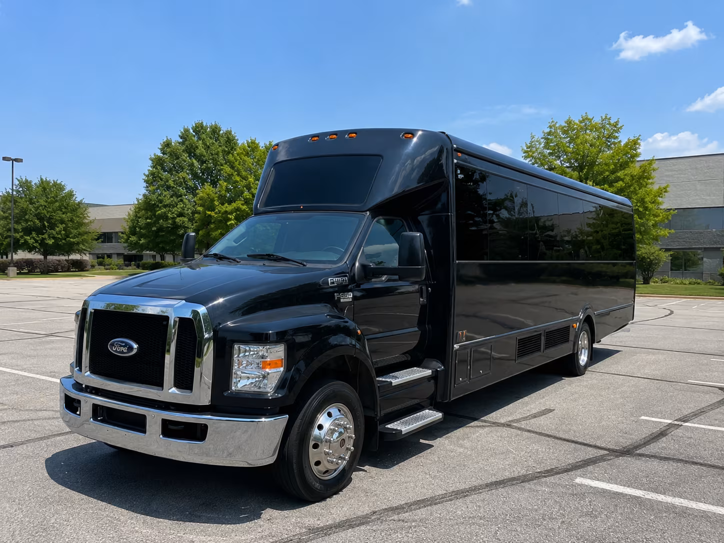 Yonkers Private Event Transportation party bus interior