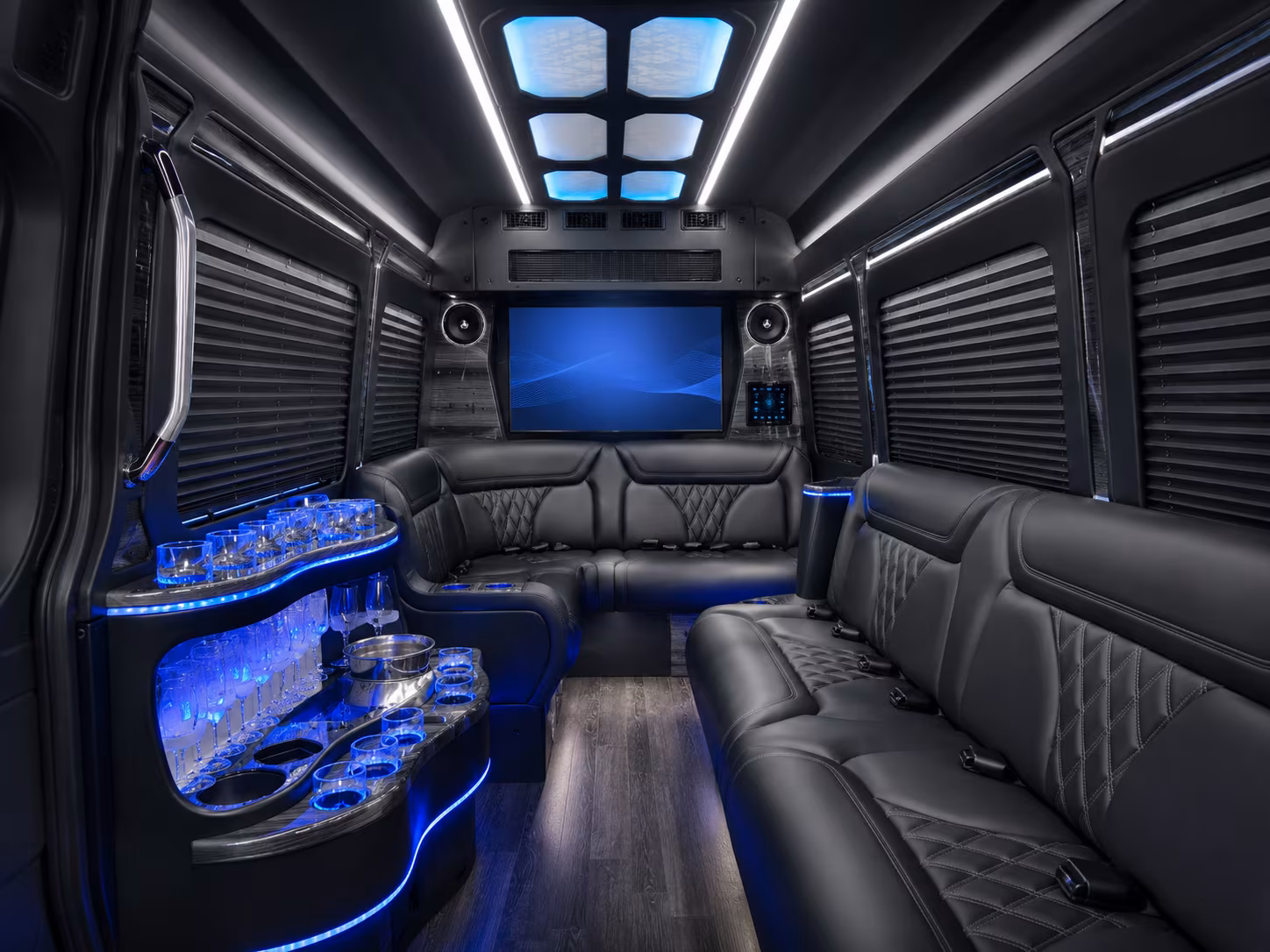 Yonkers School Event Transportation party bus exterior