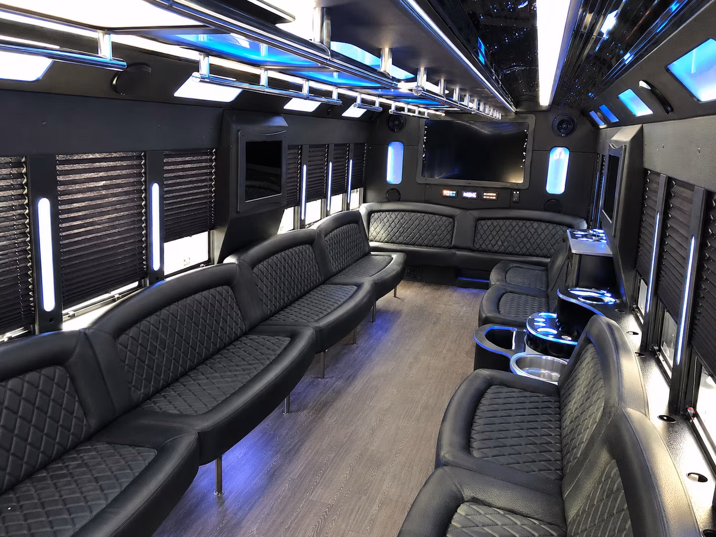 Yonkers Wedding Transportation party bus exterior