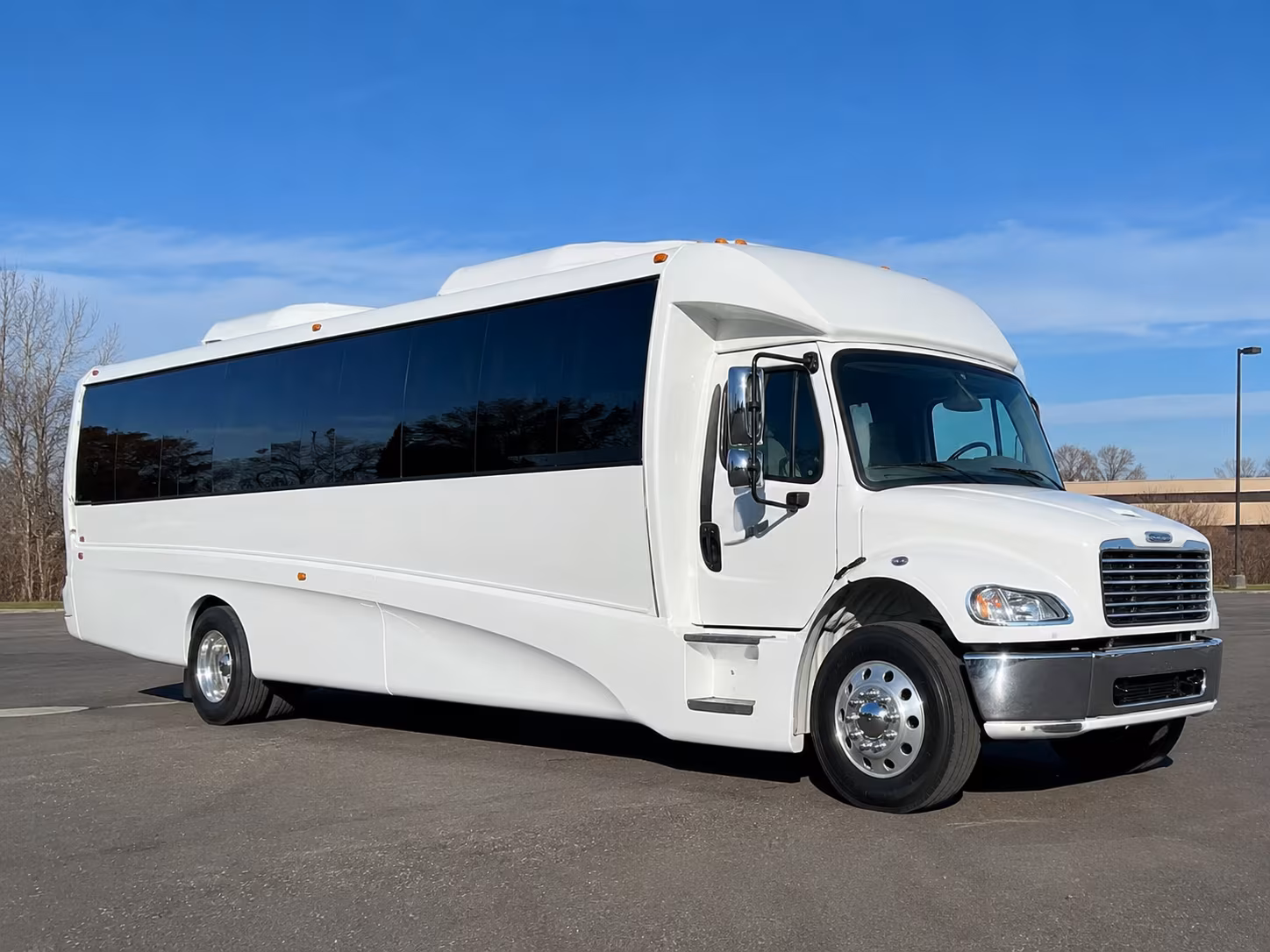 Yonkers Wedding Transportation party bus exterior