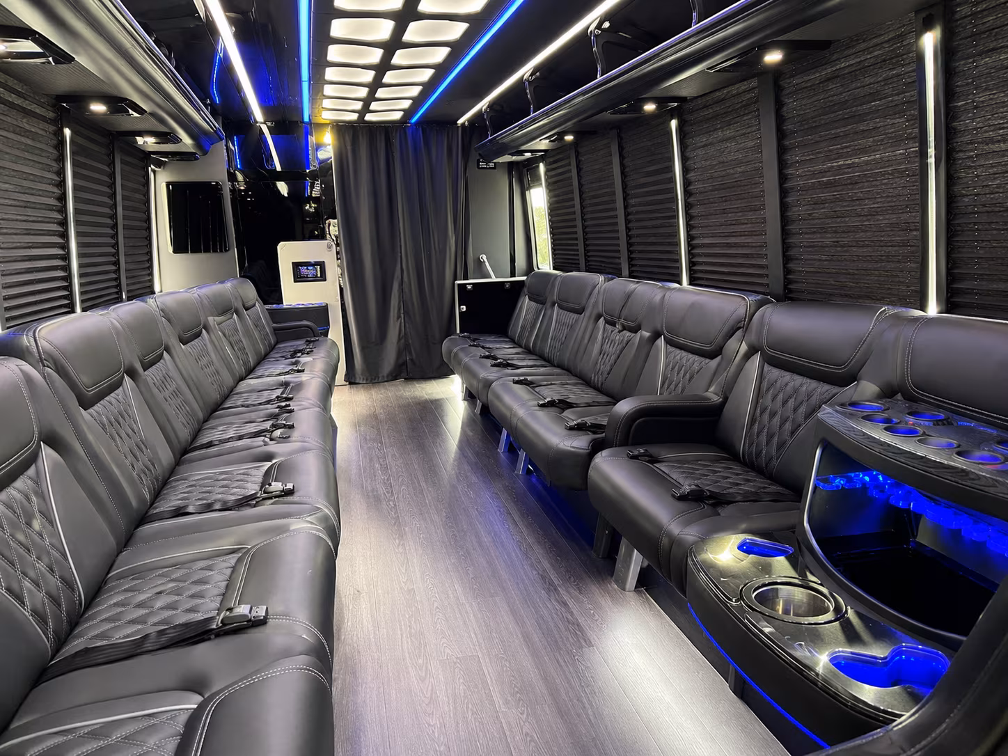 Yonkers Winery Tour & Pub Crawl Transportation party bus exterior